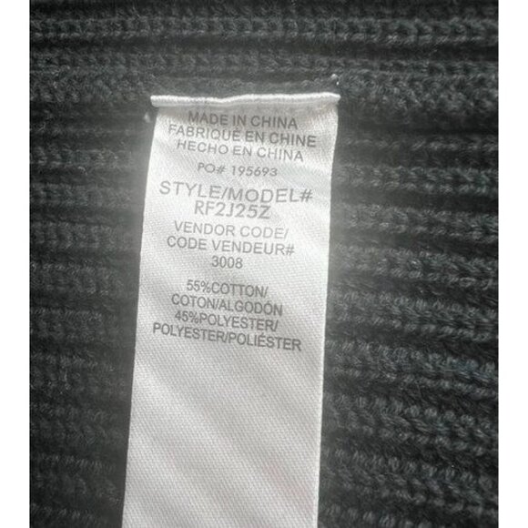 Anthropologie Splendid Juliet Black Ribbed Open Front Knit Vest X-Small - Picture 5 of 16